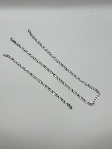 Halskette + Armband Silber Set